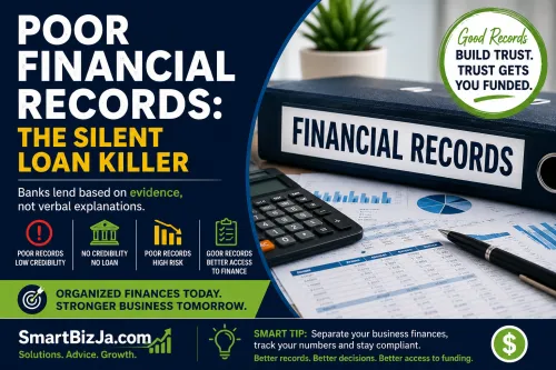 Poor Financial records are a loan application killer